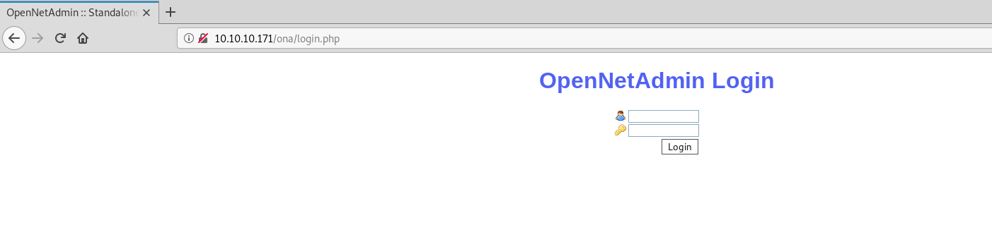 ona login webpage